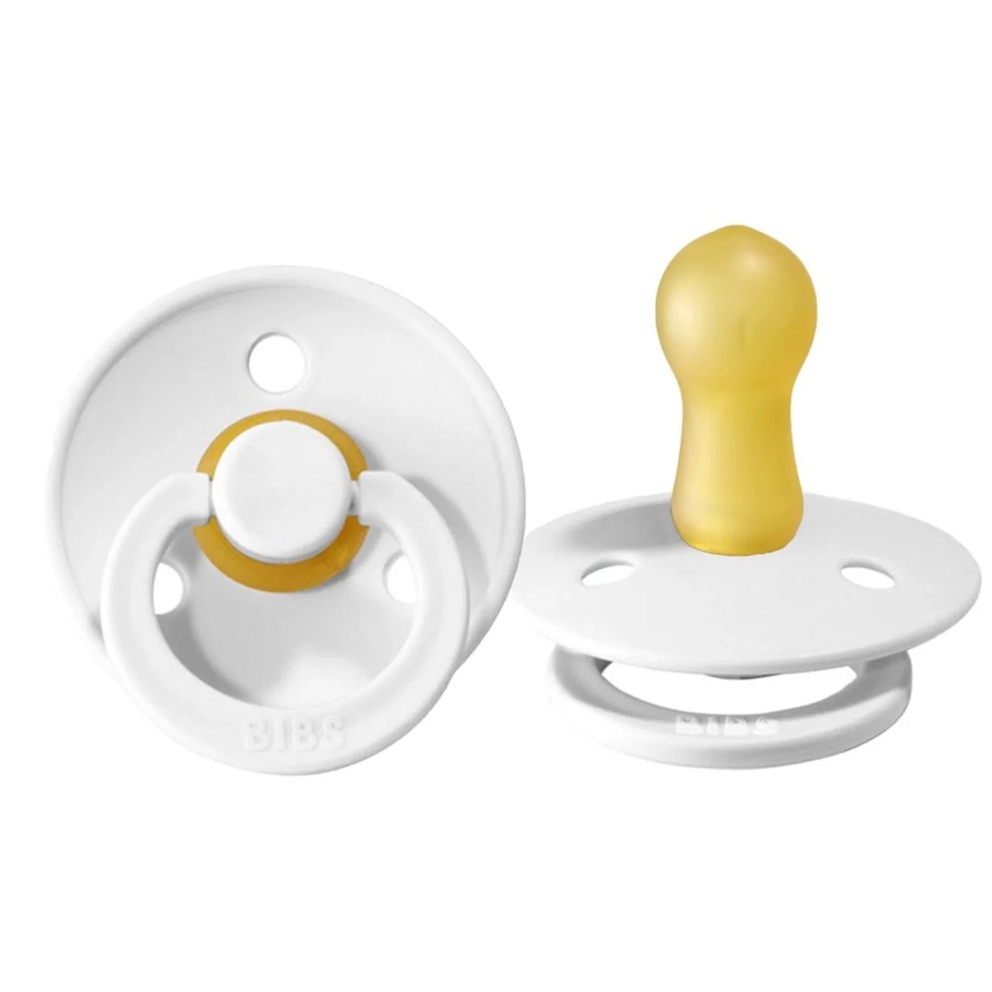 2 Pack Latex White/White Round Size 2