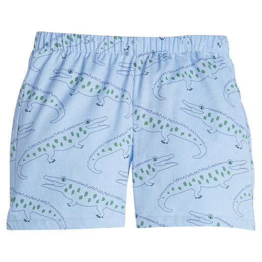 Basic Short Blue Alligator Alley