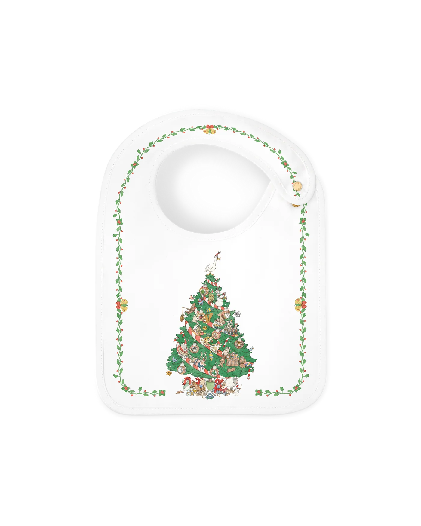 Satin Bib Christmas Eve