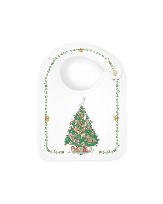 Satin Bib Christmas Eve