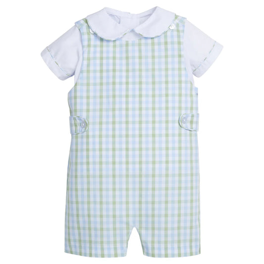 Button Tab Jon Jon Set Cheekwood Plaid