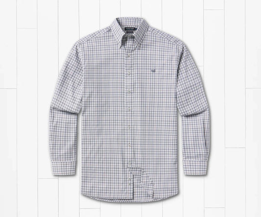 Y Odessa Dress Shirt Navy/Sage