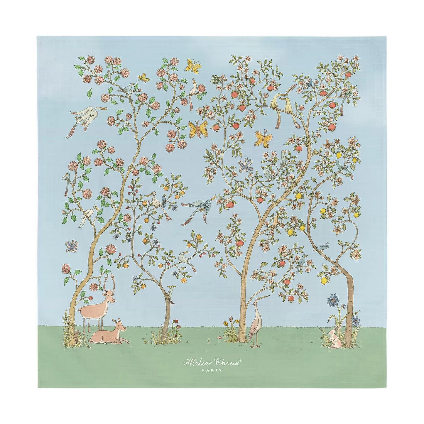 Swaddle In Bloom Blue