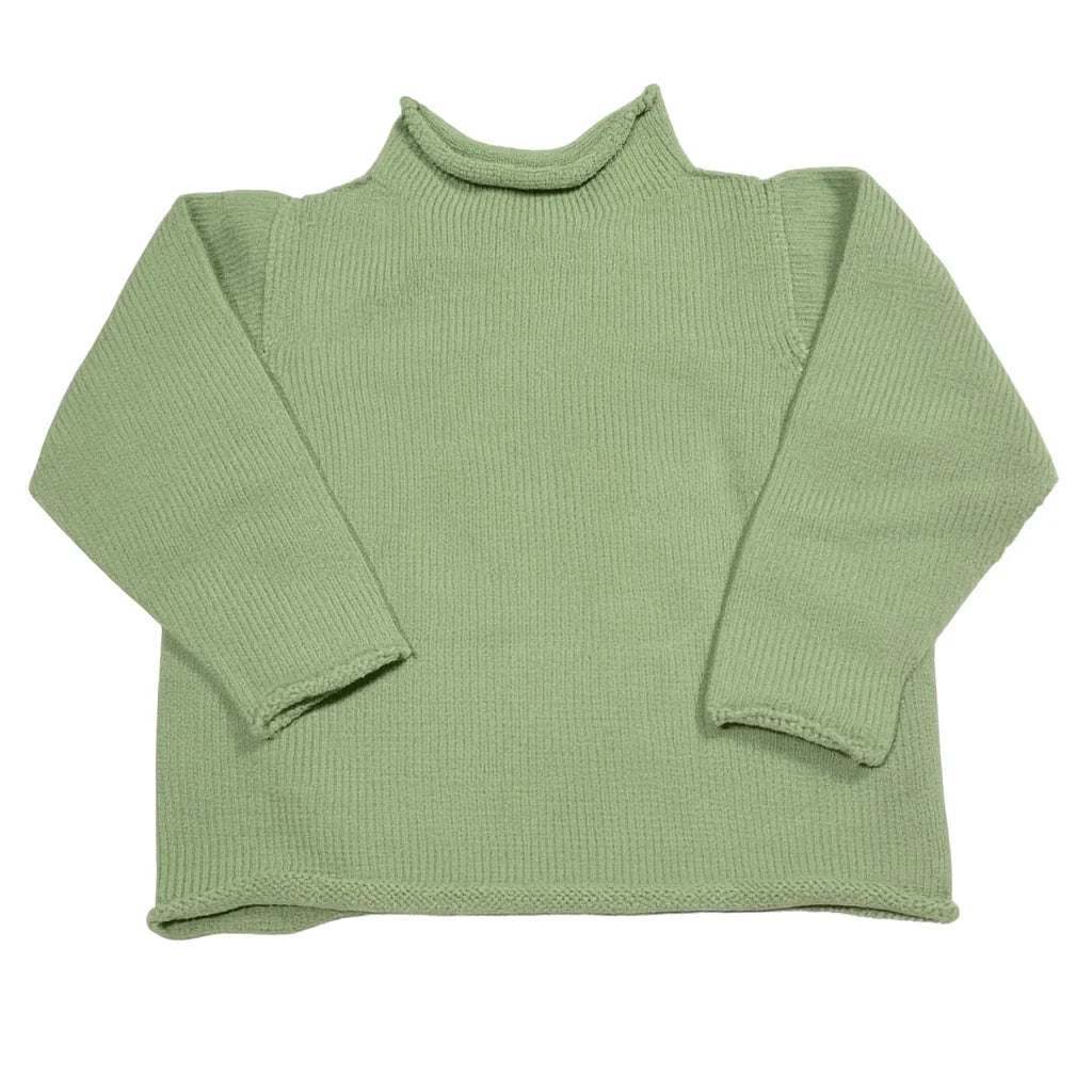 Jersey Rollneck Sweater Sage