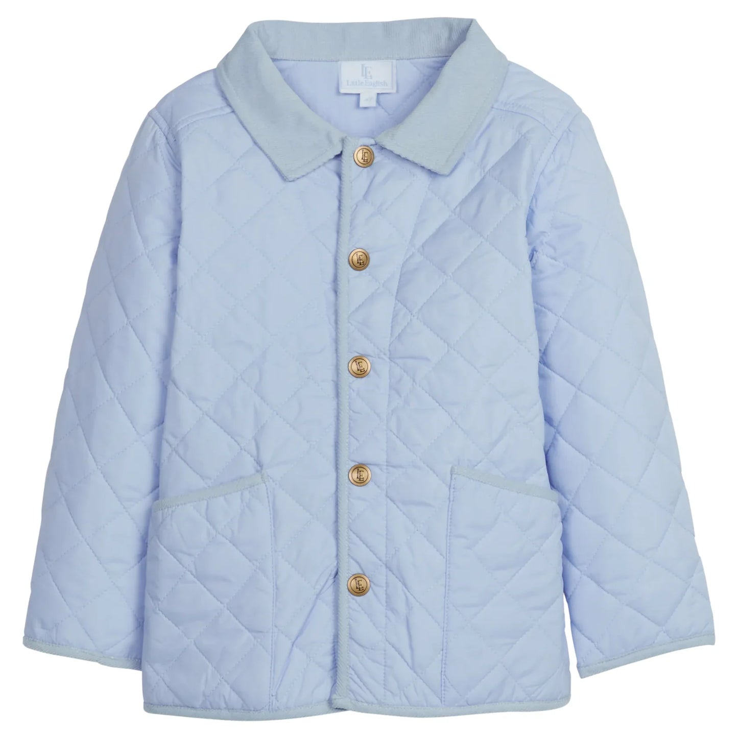 Classic Quilted Jacket Light Blue