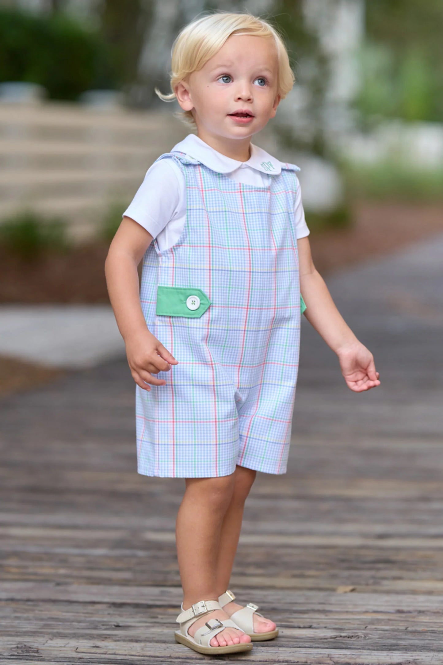 Jack Keene Jon Jon Piccadilly Plaid/Grace Bay Green