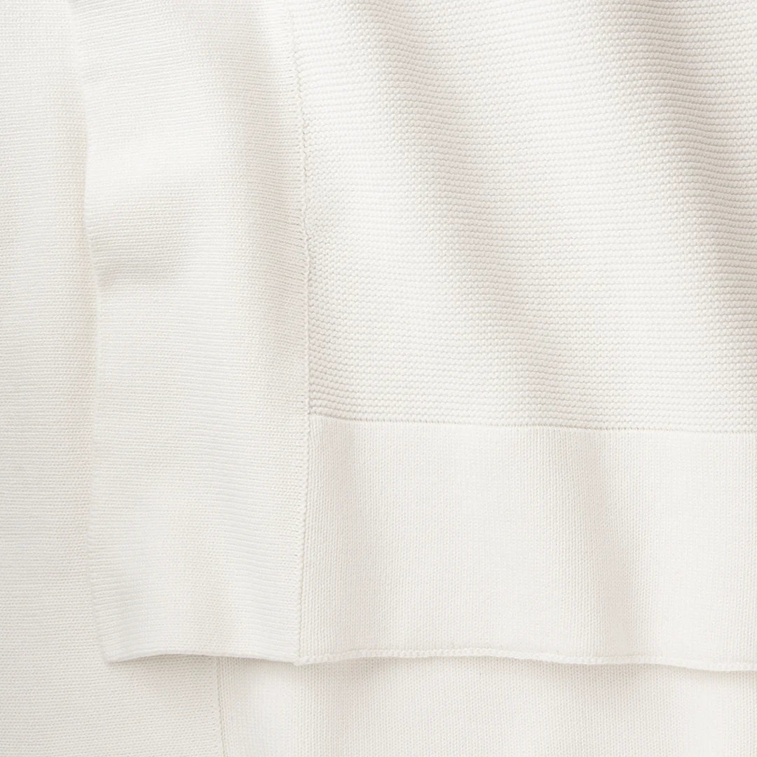 White Sofia + Finn Baby Blanket