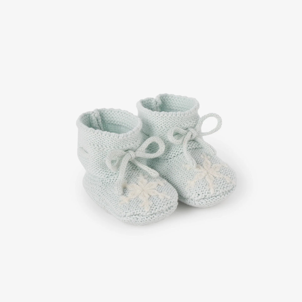 Pale Blue Sofia + Finn Knit Booties