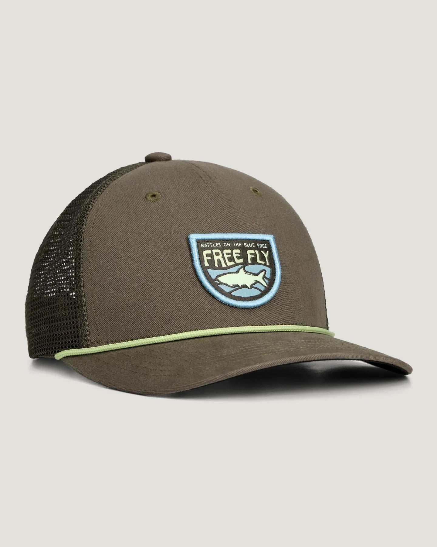 Youth Blue Edge Trucker Hat Deep Navy OS