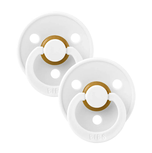 2 Pack Latex White/White Round Size 2