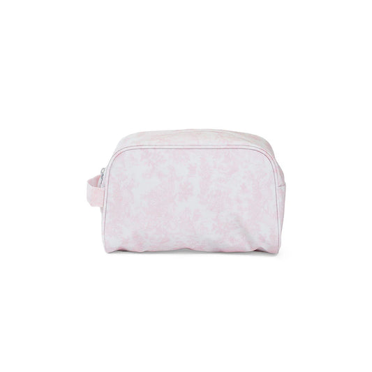Stowaway Toiletry Bag Bunny Toile Pink