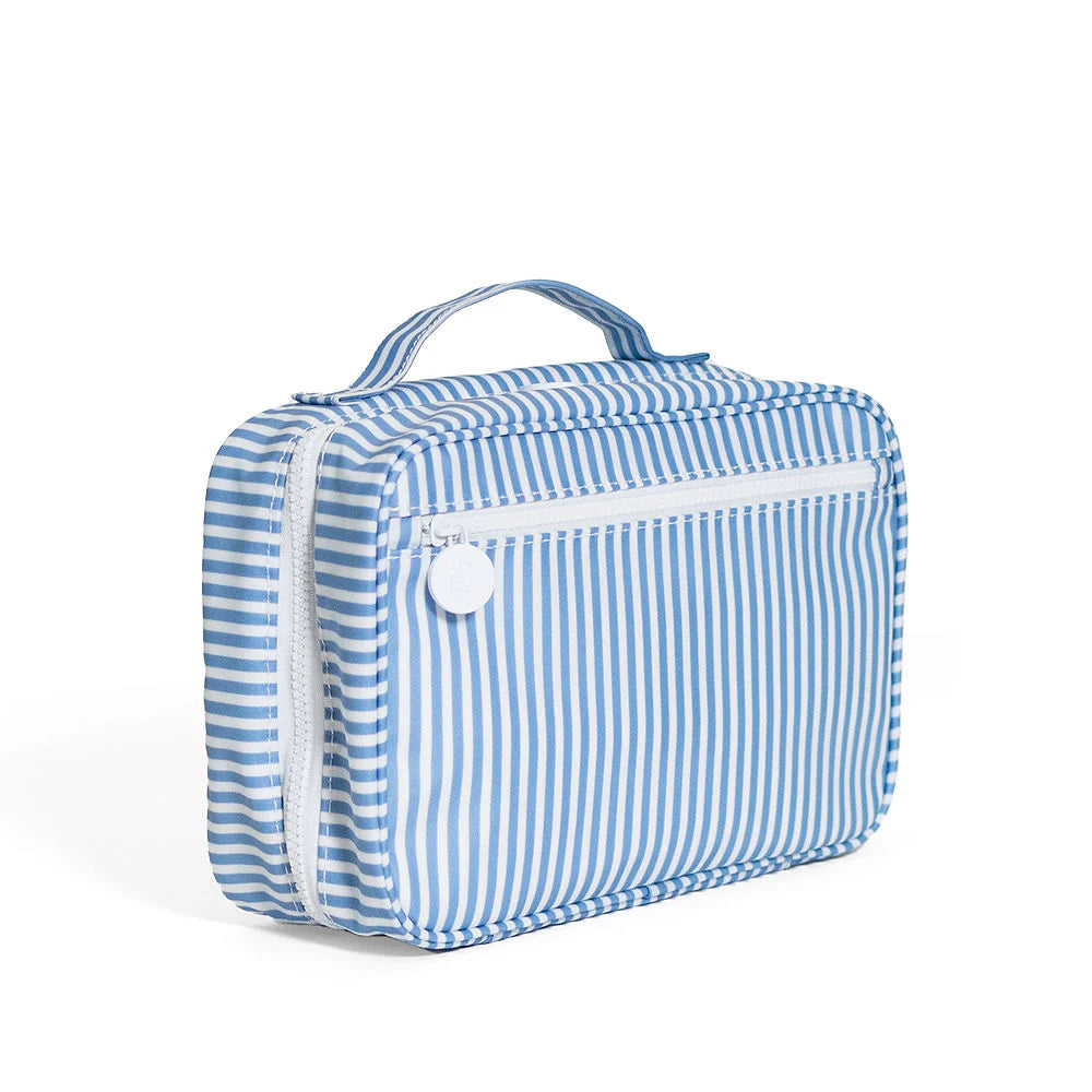Bundle Up2 Hanging Toiletry Bag Pimlico Stripe Chambray