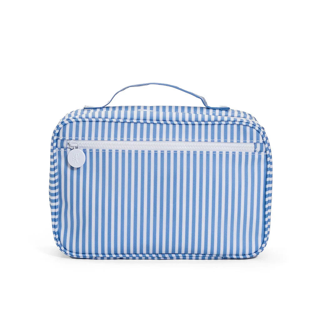 Bundle Up2 Hanging Toiletry Bag Pimlico Stripe Chambray