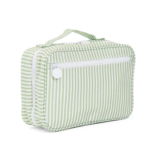 Bundle Up2 Hanging Toiletry Bag Pimlico Stripe Sage