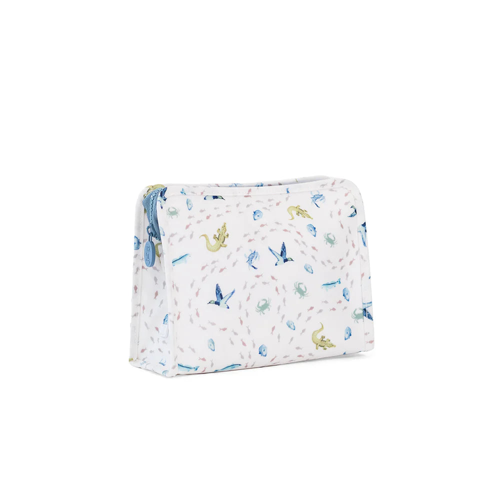 Roadie Medium Zip Pouch Coastal Tides