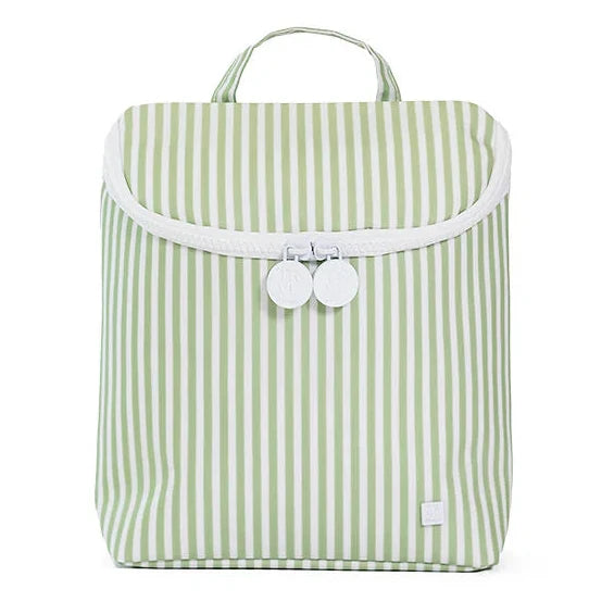 Take Away Insulated Lunch Bag Pimlico Stripe Sage