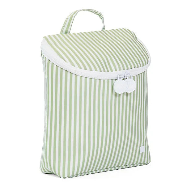 Take Away Insulated Lunch Bag Pimlico Stripe Sage