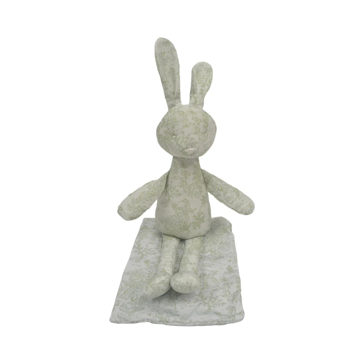 Bun Bun Bunny Toile Green