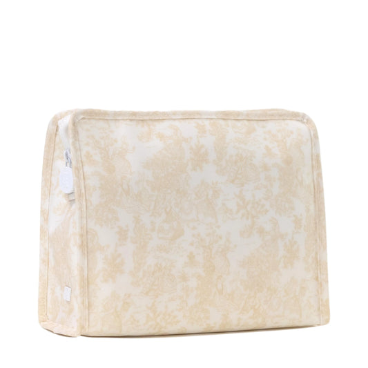 Roadie Large Zip Pouch Bunny Toile Sand