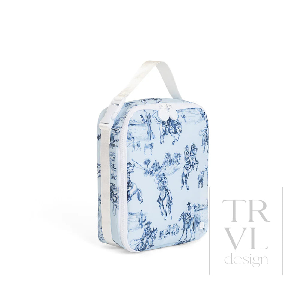Lunch Box Insulated Lunch Bag Cowboy Toile