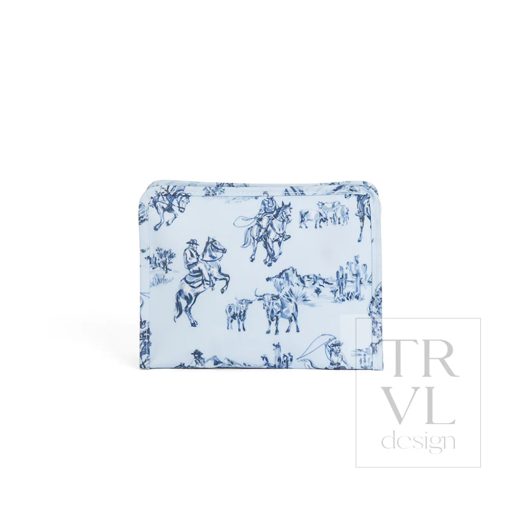 Roadie Medium Zip Pouch Cowboy Toile
