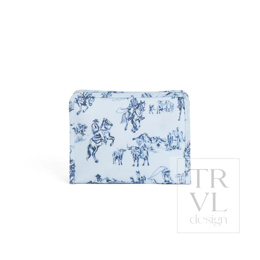 Roadie Medium Zip Pouch Cowboy Toile