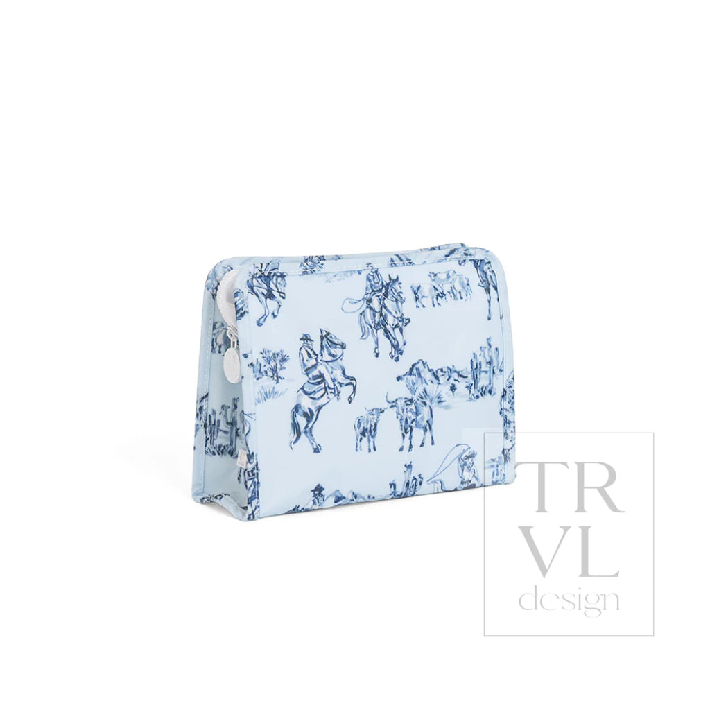 Roadie Medium Zip Pouch Cowboy Toile