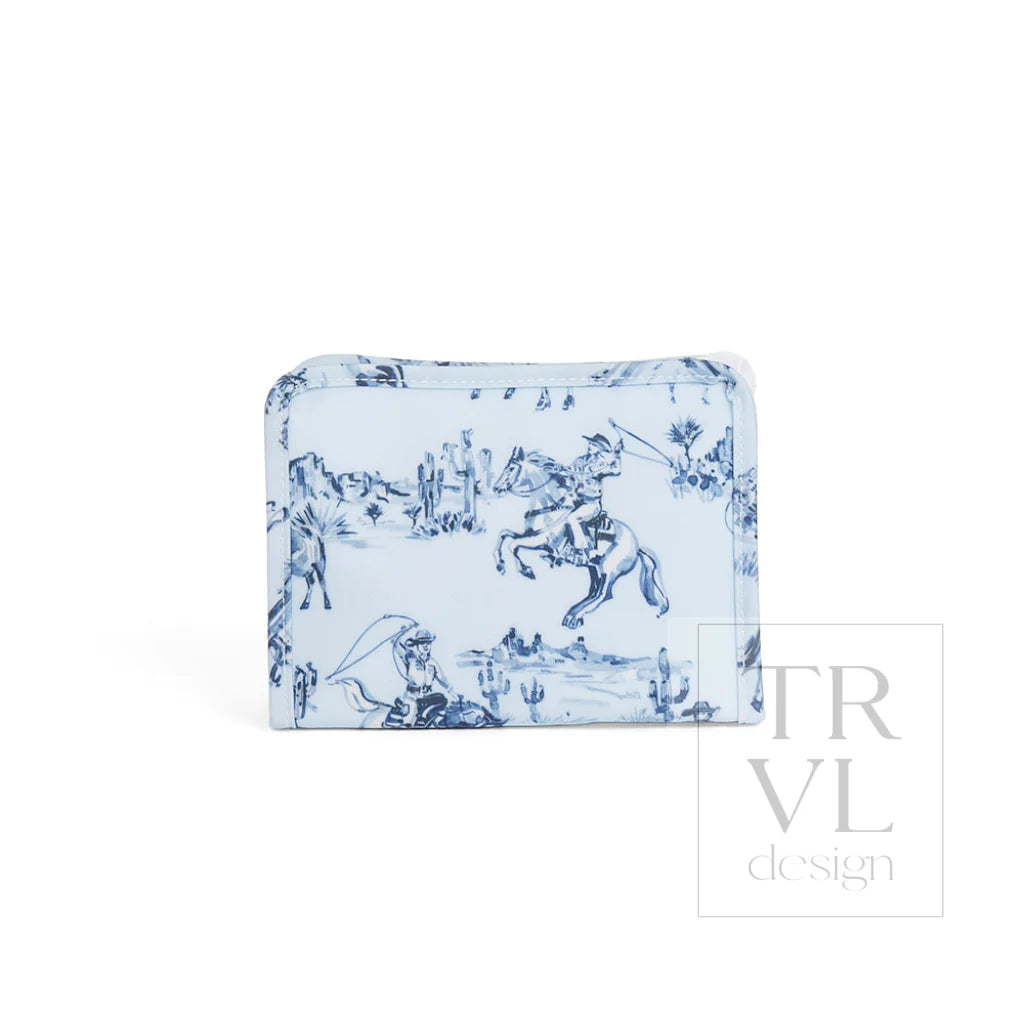 Roadie Small Zip Pouch Cowboy Toile