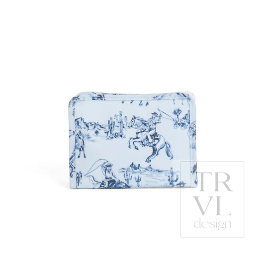 Roadie Small Zip Pouch Cowboy Toile