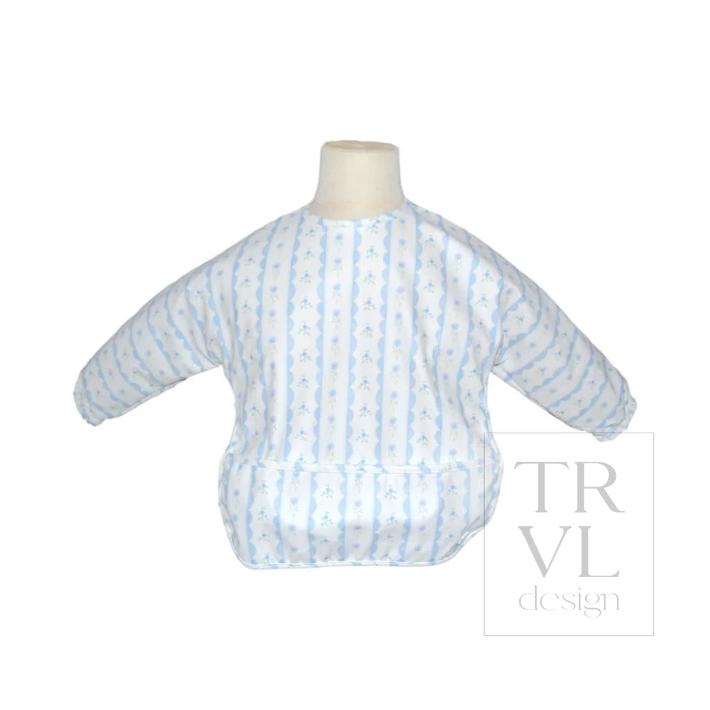 Perfect Smock Small Ribbon Floral Blue