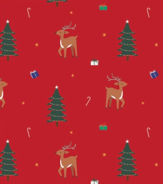 Reindeer Zippered Footie