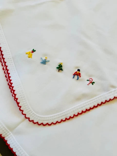 First Christmas Baby Blanket