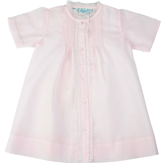Pink Girls Lace Folded Daygown
