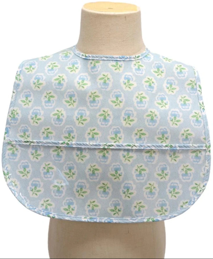 Clean Up Bib Petite Fleur Blue