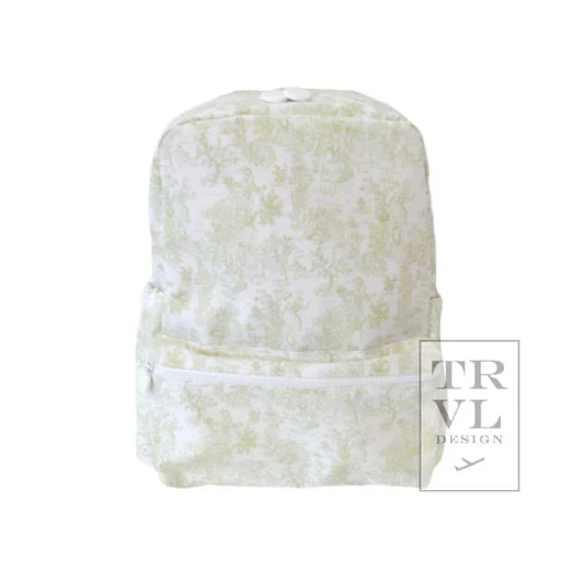 Backpacker Backpack Bunny Toile Green