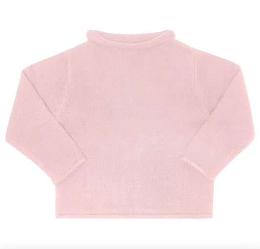 Jersey Rollneck Sweater Pink