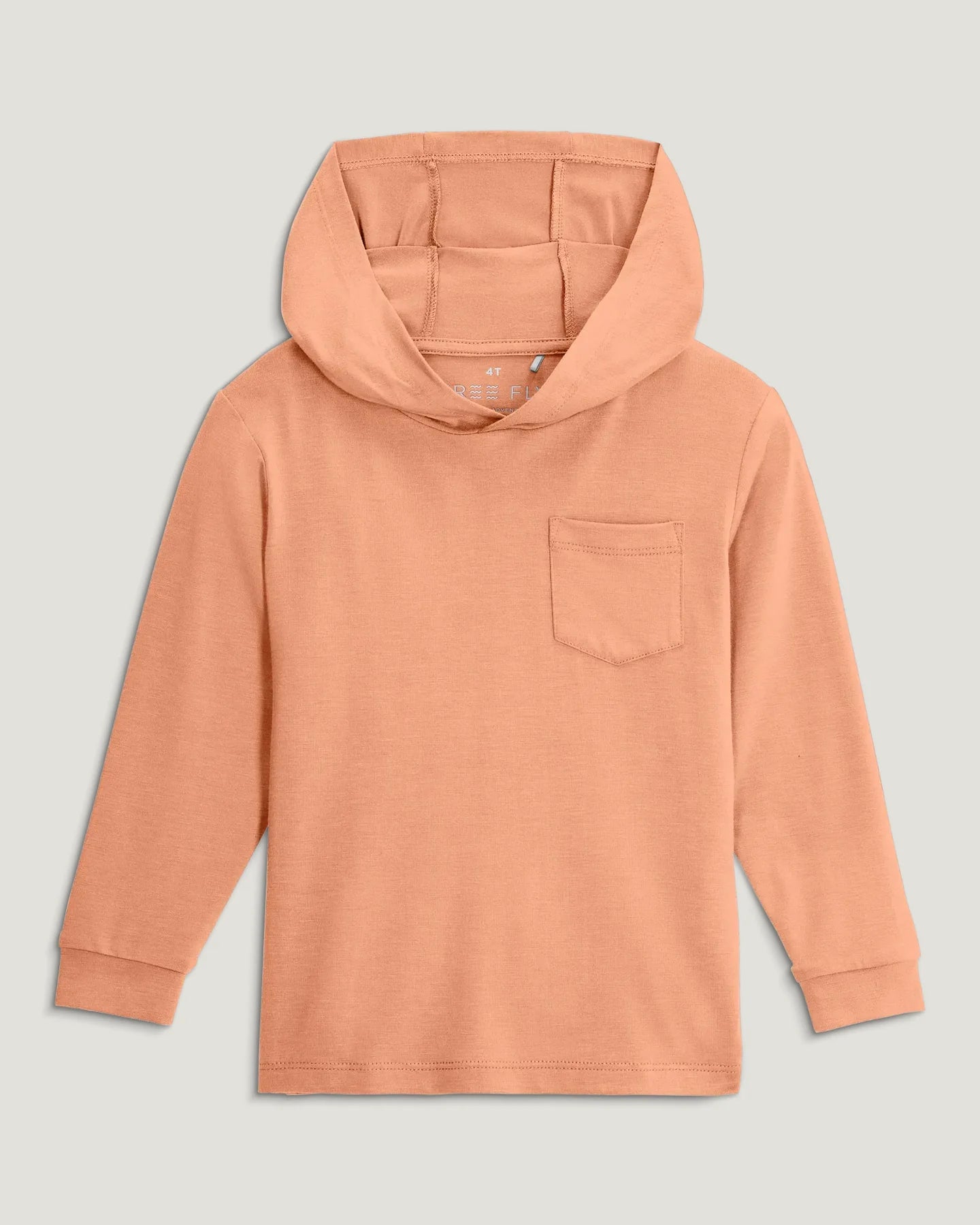 Toddler Bamboo Shade Hoodie Coral Peach