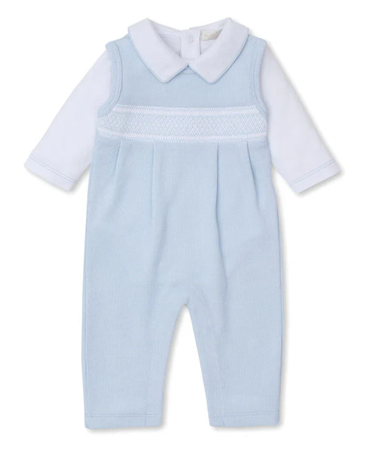 CLB Punto Ingles Overall Set Light Blue/White