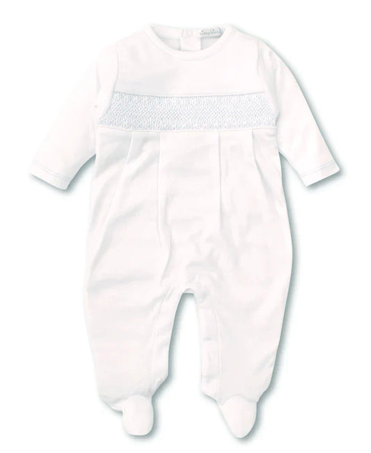 Charmed Footie With Hand SMK White/Light Blue