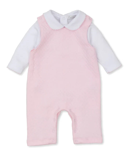 Jacquard Overall Set Mix Pink/White