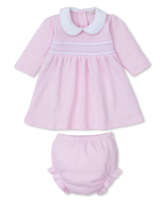 CLB Punto Ingles Dress Set Pink