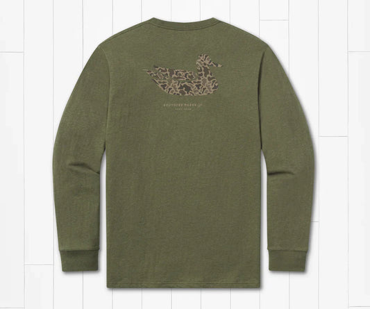 Y LS Duck Originals Camo Washed Dark