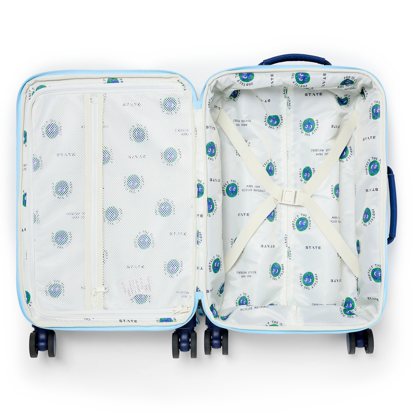 Logan Carry-On Suitcase Stripe