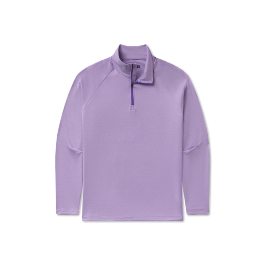 Youth Southampton Performance Quarter Zip White/Purple