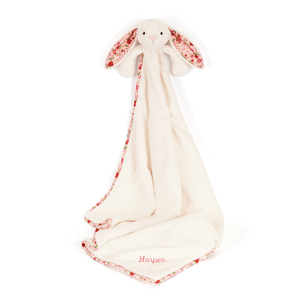 Blossom Cream Bunny Berry  Blankie