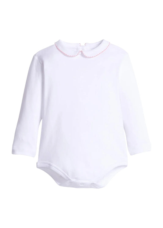 Peter Pan Picot Onesie Light Pink