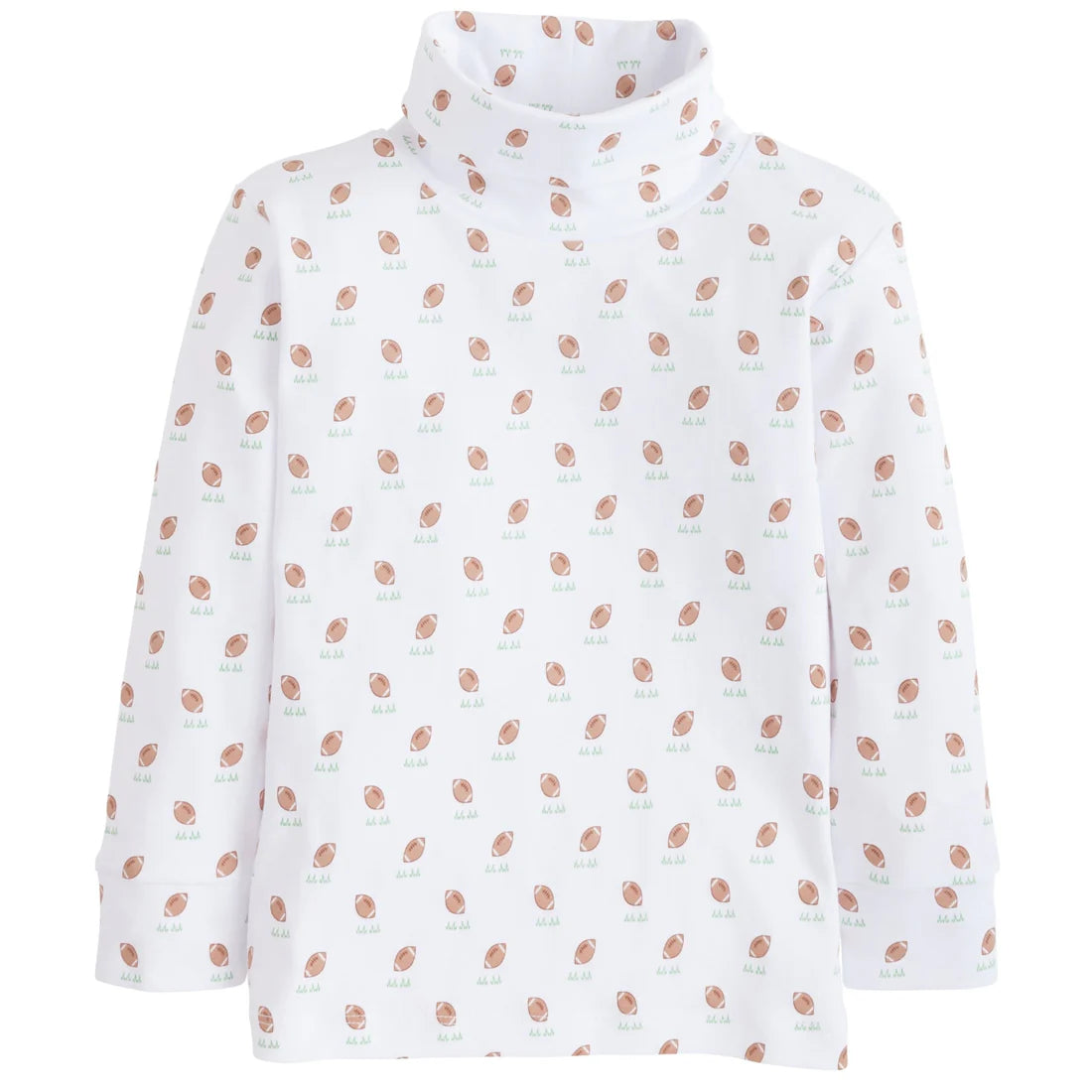 Printed Turtleneck Football