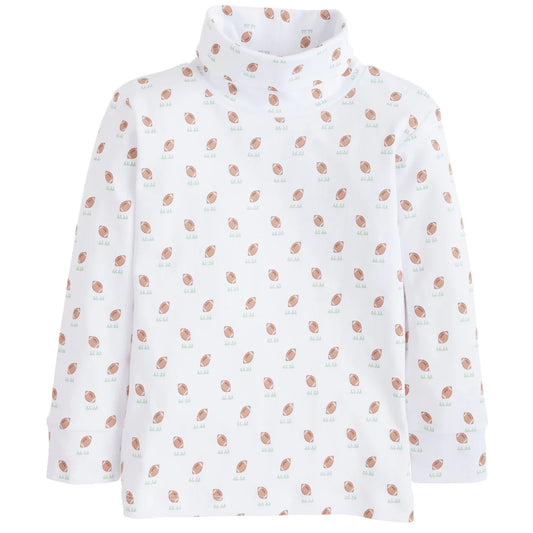 Printed Turtleneck Football