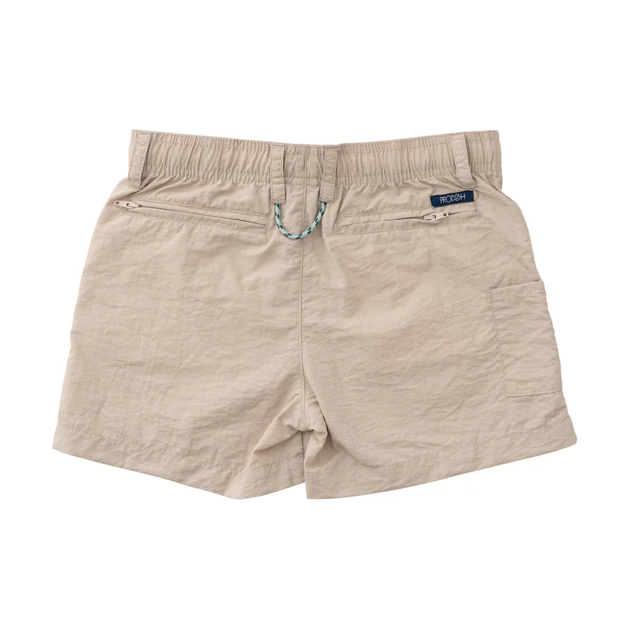 Boys Outrigger Performance Short Khaki