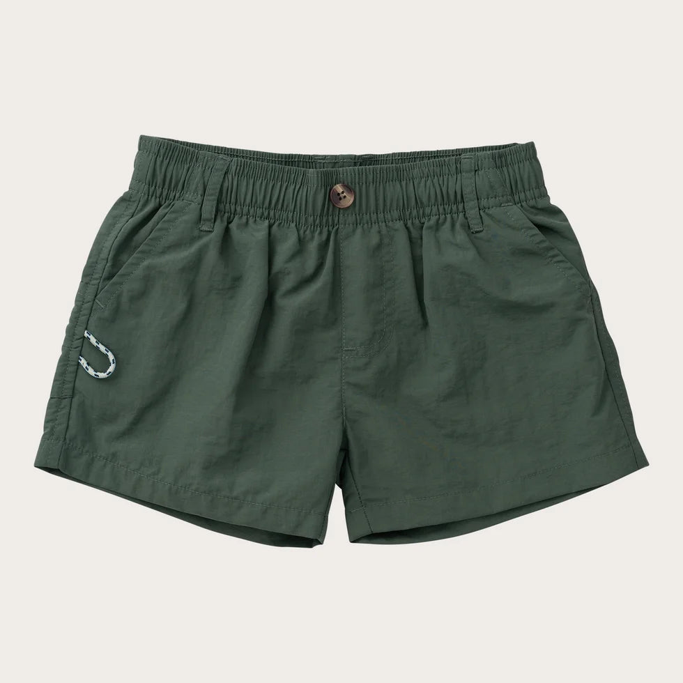 Boys' Outrigger Performance Short Camping Green